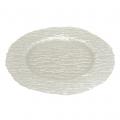 PLATE WITH RIM D/S WHITE 33.5 CM