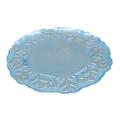 PLATE TURQUOISE 34 CM