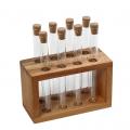 BEECH SPICE CONTAINERS W/STAND 30ML 16X7,5X17,5CM