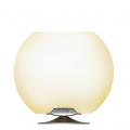 SPHERE SILVER DRINKS COOLER - DIMMABLE LED LAMP - BLUETOOTH SPEAKER H31