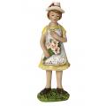 GIRL WITH FLOWERS FIGURE SET/2 18CM.