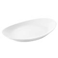LES ESSENTIELS WHITE OVAL PLATE 33X21,6CM