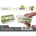 LUNCH BOX WITH SPOON-FORK 17.5x10.2 CM