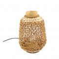 WATER HYACINTH AND PP ROPE TABLE LAMP 23X2328CM