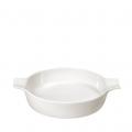SIDERS IVORY PORC. PLATE WITH HANDLES 21,2X16,8X4CM