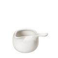 SIDERS IVORY PORC. SAUCE BOAT WITH HANDLE 250CC 12,7X9,6X8CM